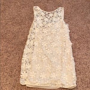 Chelsea28 white floral slip dress